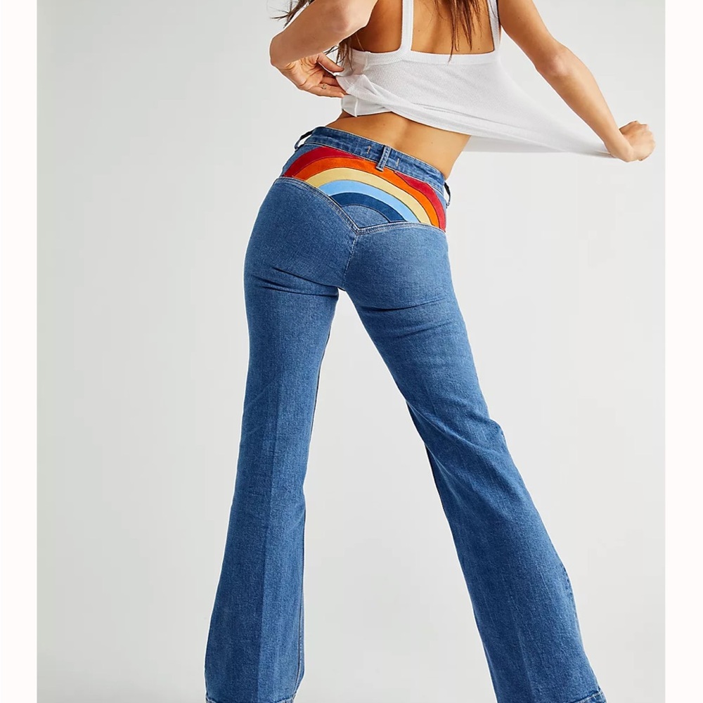 Somewhere Over The Rainbow Jeans- size 30